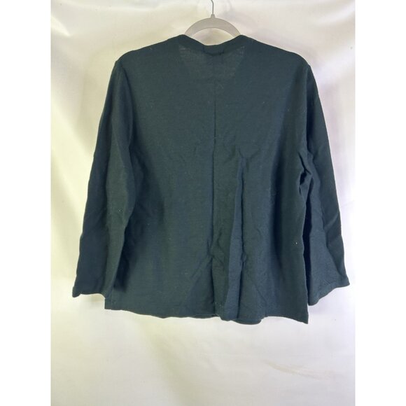 Eileen Fisher Wool Lightweight Knit Button Shirt Cardigan Sweater - Picture 5 of 5